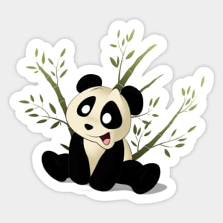 Innocent Panda Sticker